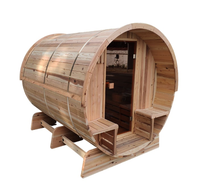 sociaal Dezelfde Grillig Barrelsauna TR230 - Barrelsauna modellen - Beste prijs & kwaliteit