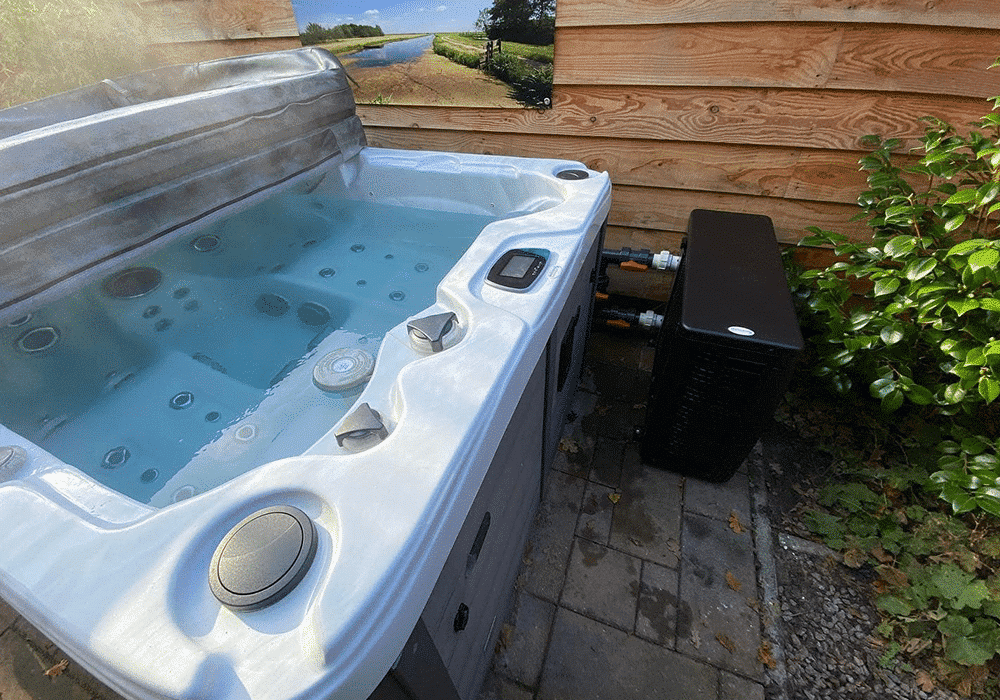 jacuzzi en warmtepomp