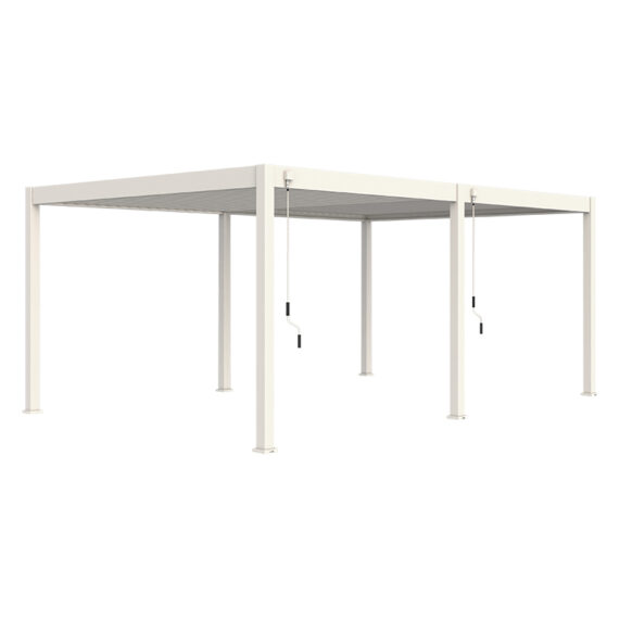 Horizon overkapping - 400 x 600 cm - wit