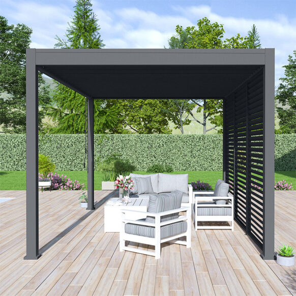 Orion overkapping 300 x 400 cm- Antraciet - Afbeelding 4