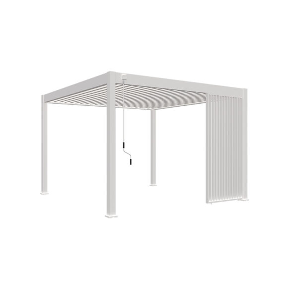 Verticaal louvrepaneel - 1.2 meter - wit