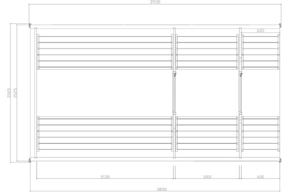 Barrelsauna TR400 - Half glas - Afbeelding 5